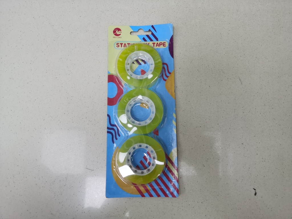 3PC stationery tape card suction 18cm 3PC stationery tape card suction 18cm