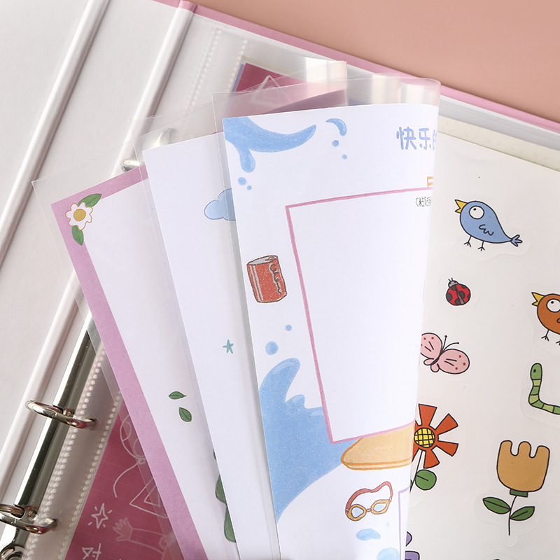 Favorites Album Transparent Inner Page Office Storage Bill Stub Information Bag Family Photo Album Storage Bag