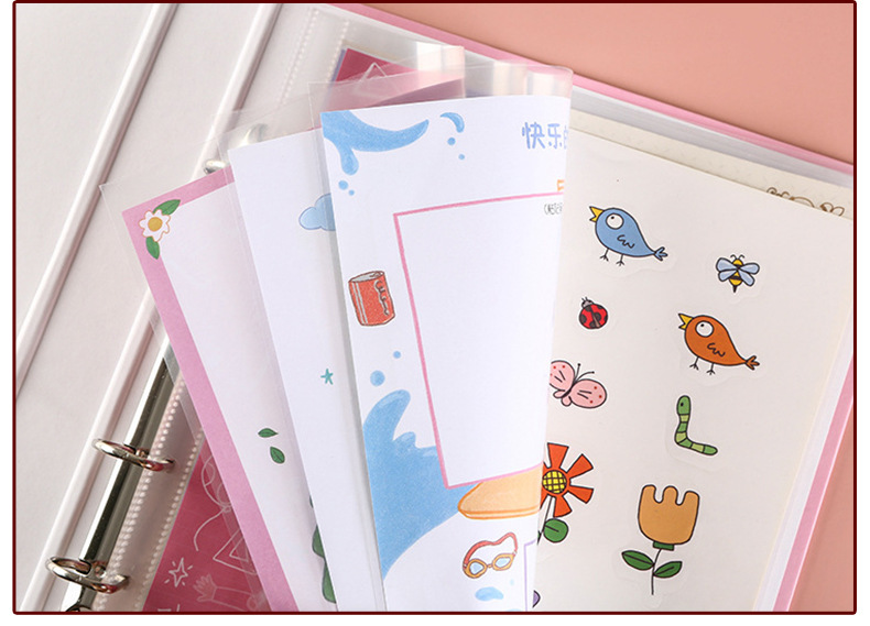 Favorites Album Transparent Inner Page Office Storage Bill Stub Information Bag Family Photo Album Storage Bag