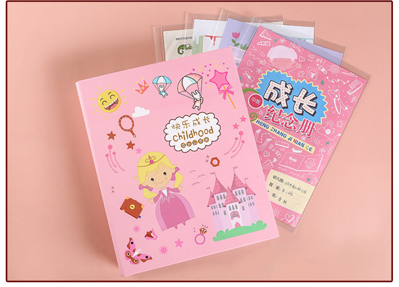 Favorites Album Transparent Inner Page Office Storage Bill Stub Information Bag Family Photo Album Storage Bag