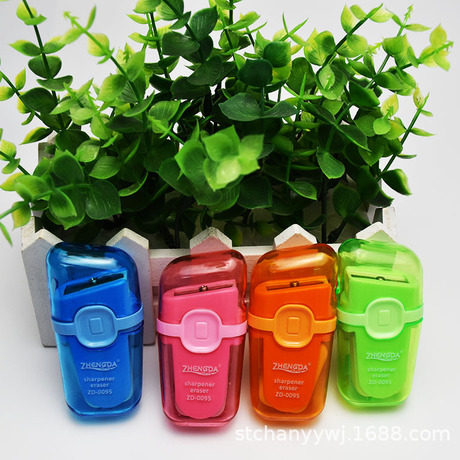 The teacher eraser students wipe clean without leaving a mark cartoon modeling multi-functional like leather eraser and pencil sharpener