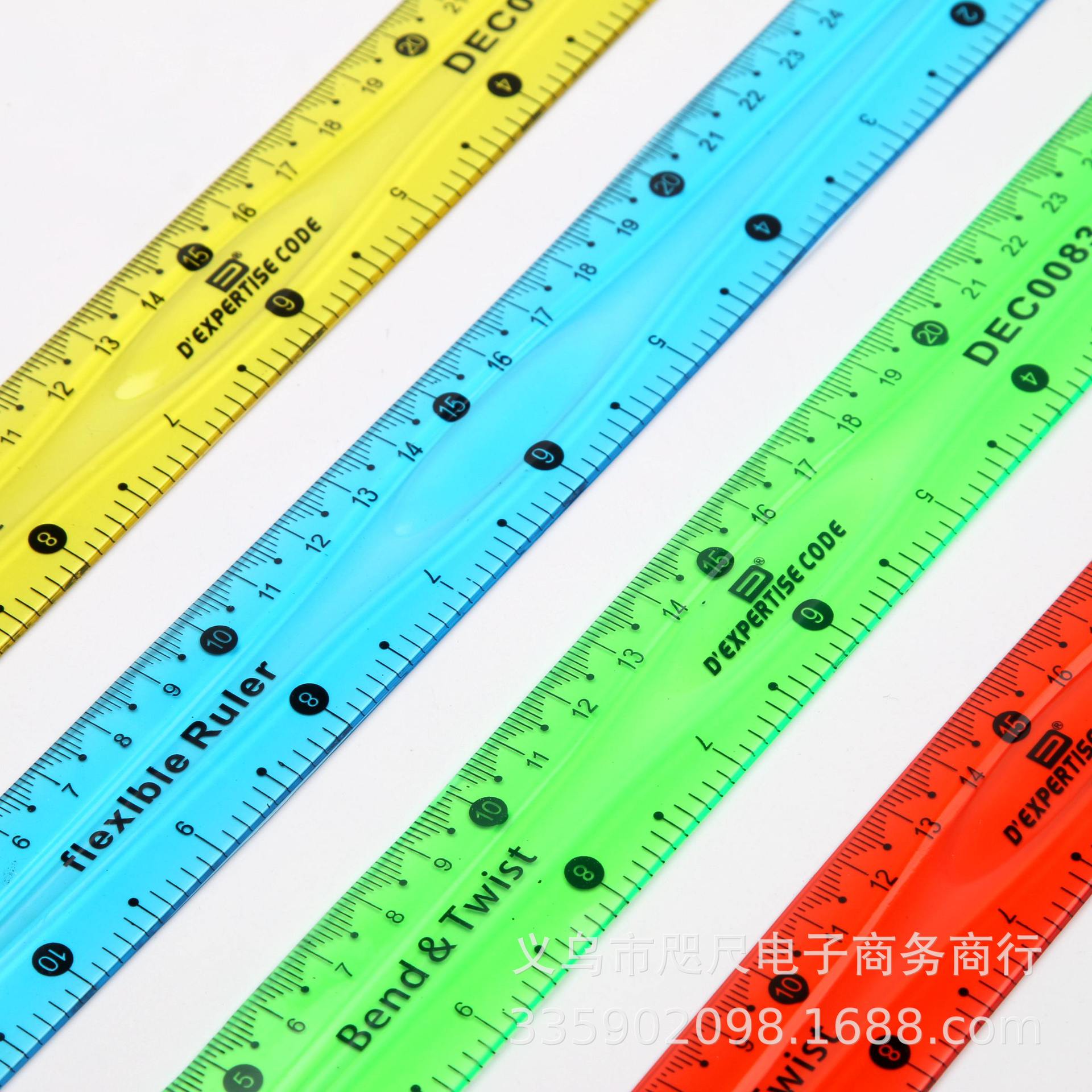 Plastic bin-bin stationery 30cm color tape student stationery manufacturers wholesale direct sale flexible tape Plastic bin-bin stationery 30cm color tape student stationery manufacturers wholesale direct sale flexible tape