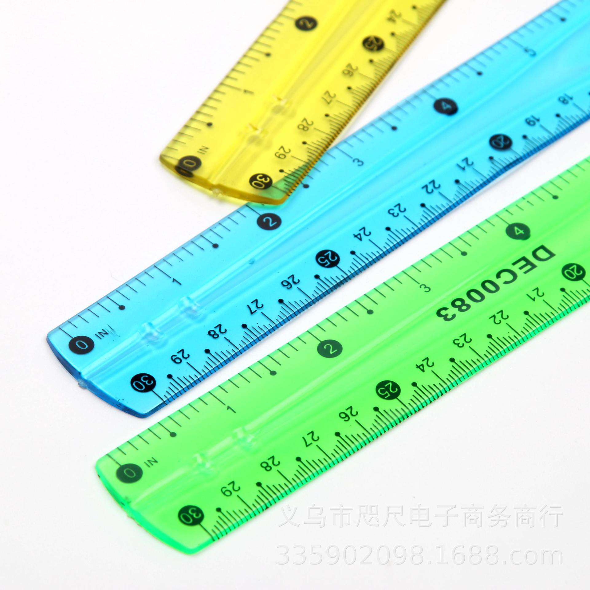 Plastic bin-bin stationery 30cm color tape student stationery manufacturers wholesale direct sale flexible tape Plastic bin-bin stationery 30cm color tape student stationery manufacturers wholesale direct sale flexible tape
