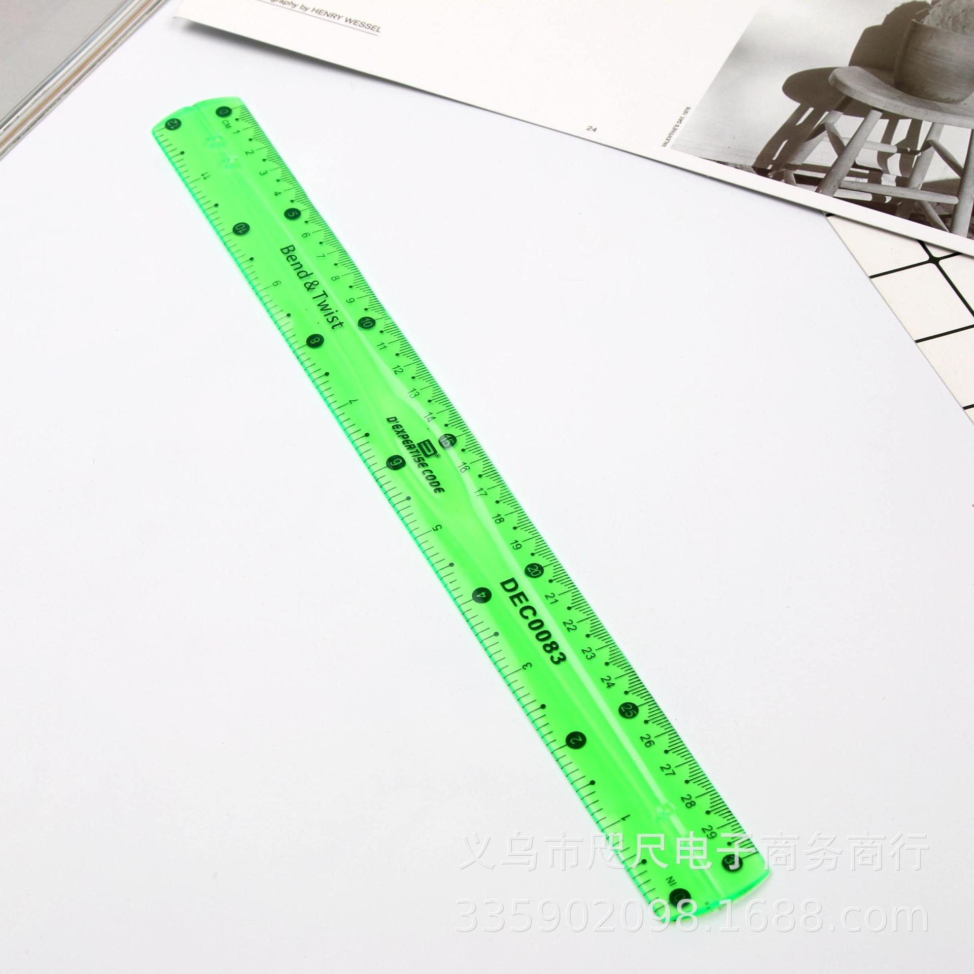 Plastic bin-bin stationery 30cm color tape student stationery manufacturers wholesale direct sale flexible tape Plastic bin-bin stationery 30cm color tape student stationery manufacturers wholesale direct sale flexible tape