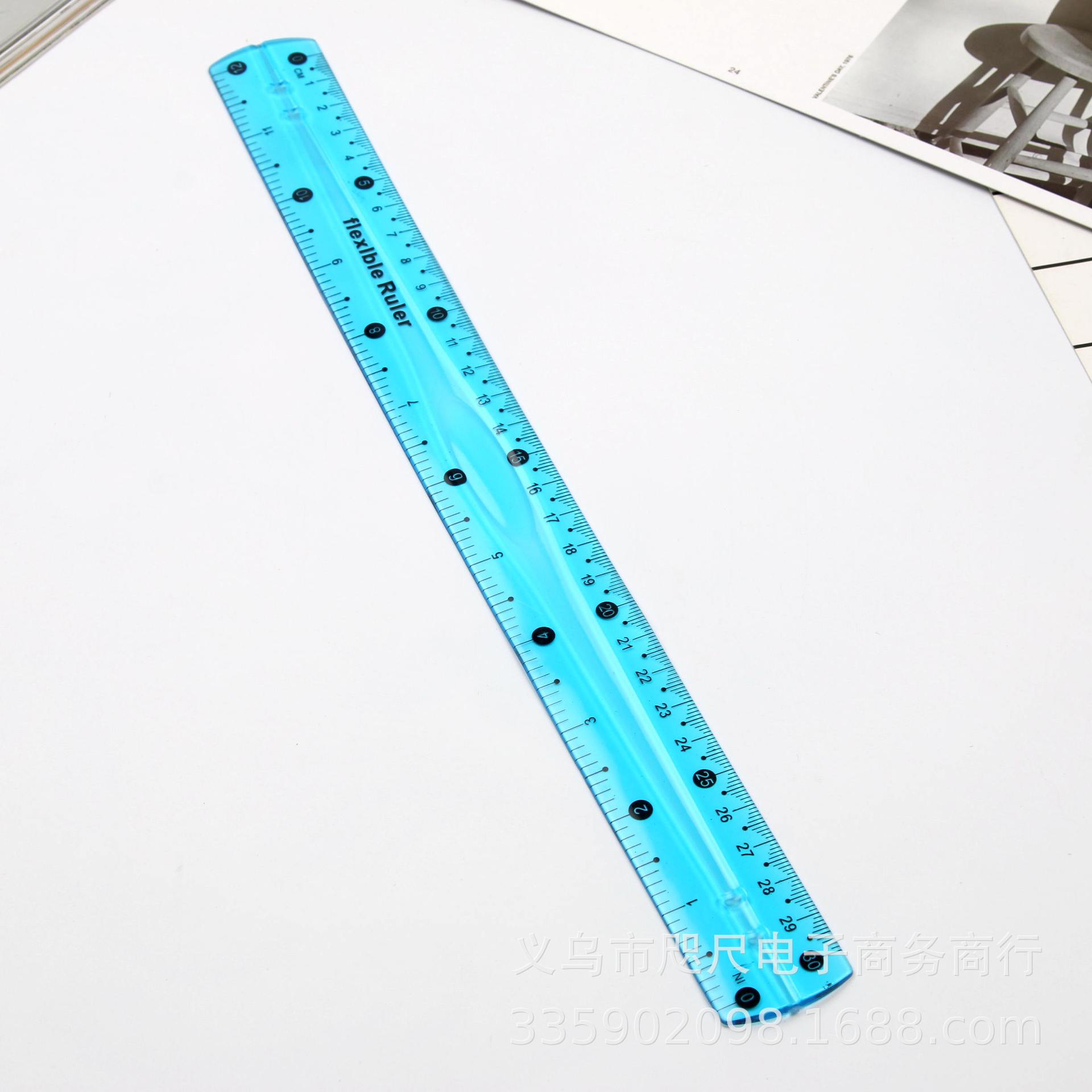 Plastic bin-bin stationery 30cm color tape student stationery manufacturers wholesale direct sale flexible tape Plastic bin-bin stationery 30cm color tape student stationery manufacturers wholesale direct sale flexible tape