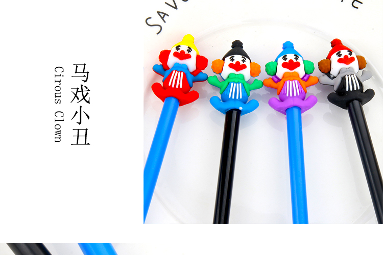 Japanese Korean Cartoon Funny Expression Gel Pen Christmas Gift Circus Clown Gel Pen Christmas Black Wholesale Japanese Korean Cartoon Funny Expression Gel Pen Christmas Gift Circus Clown Gel Pen Christmas Black Wholesale