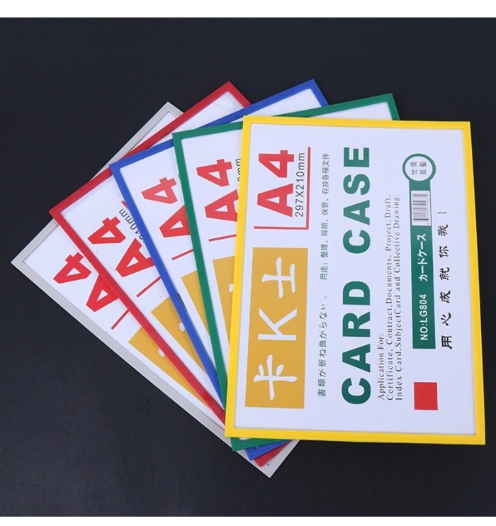 Factory direct magnetic stickers sets of cards K disabilities A4 file protection card sets of card bag information sets