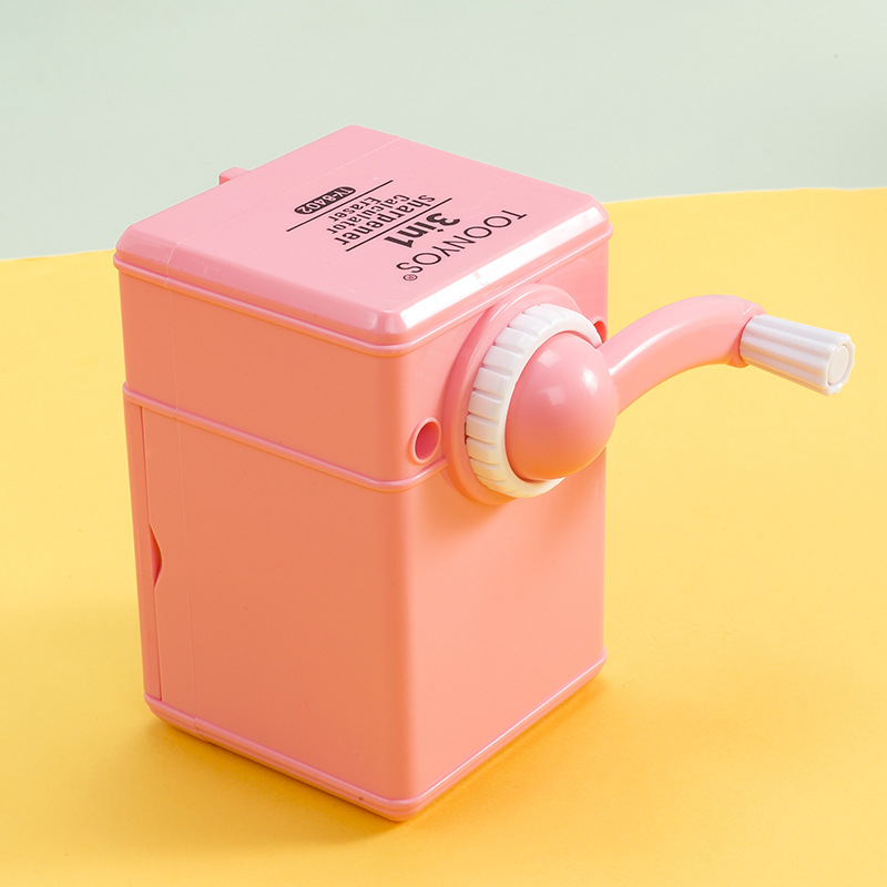Creative hand pencil sharpener computer eraser 3 and 1