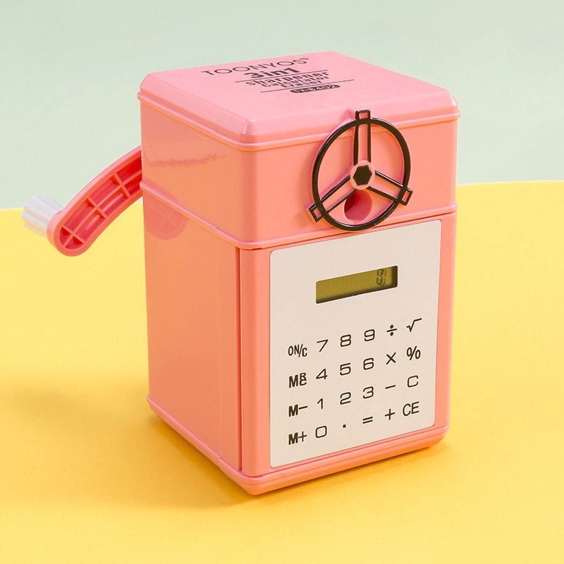 Creative hand pencil sharpener computer eraser 3 and 1