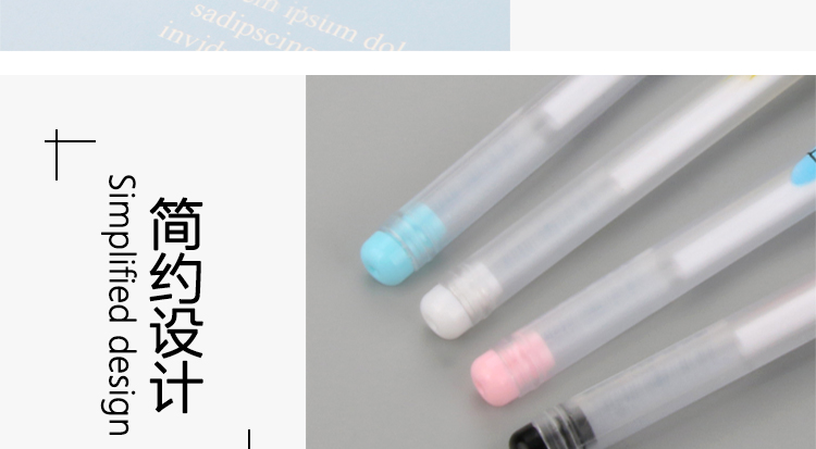 Personalized Xueba Fashionable Words Gel Pen with Diamond Gel Pen Creative Text Student Black Gel Ink Pen Signature Pen Wholesale