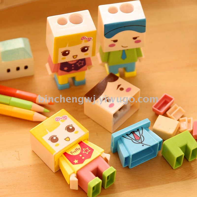 DIY Assembled Pencil sharpener Assembling doll pencil sharpener Sharpener student pencil sharpener stationery DIY Assembled Pencil sharpener Assembling doll pencil sharpener Sharpener student pencil sharpener stationery