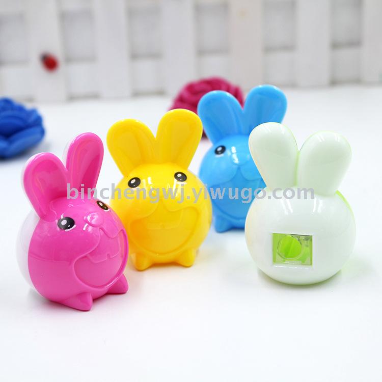 Rabbit pencil Sharpener Big tooth rabbit pencil sharpener cartoon student  pencil sharpener stationery wholesale