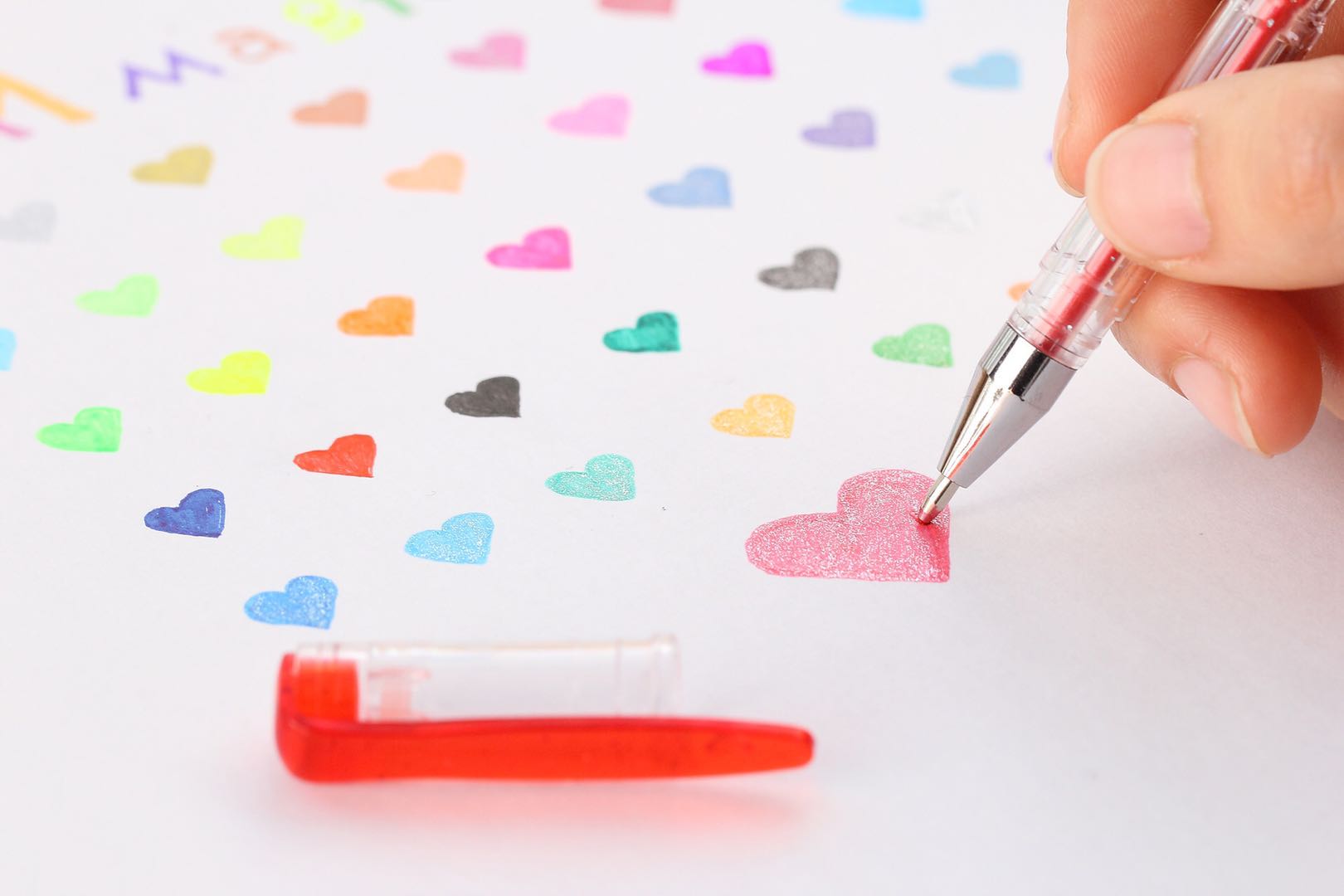 Colored Art Pen Fluorescent Pastel Highlight Gel Pen Office Supplies Student Pen Fluorescent Marker Flash Pen