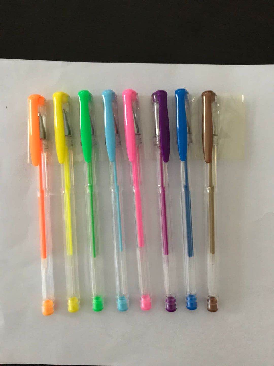 Colored Art Pen Fluorescent Pastel Highlight Gel Pen Office Supplies Student Pen Fluorescent Marker Flash Pen