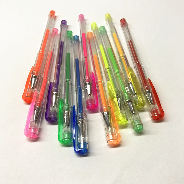 Colored Art Pen Fluorescent Pastel Highlight Gel Pen Office Supplies Student Pen Fluorescent Marker Flash Pen