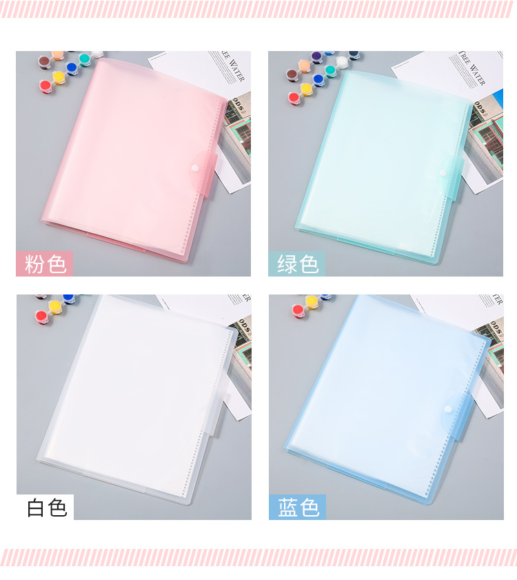 Student Test Paper Storage File Folder Awards Information Booklet for Office Organizing Storage Book Multi-Layer Storage Bag A3 Mass