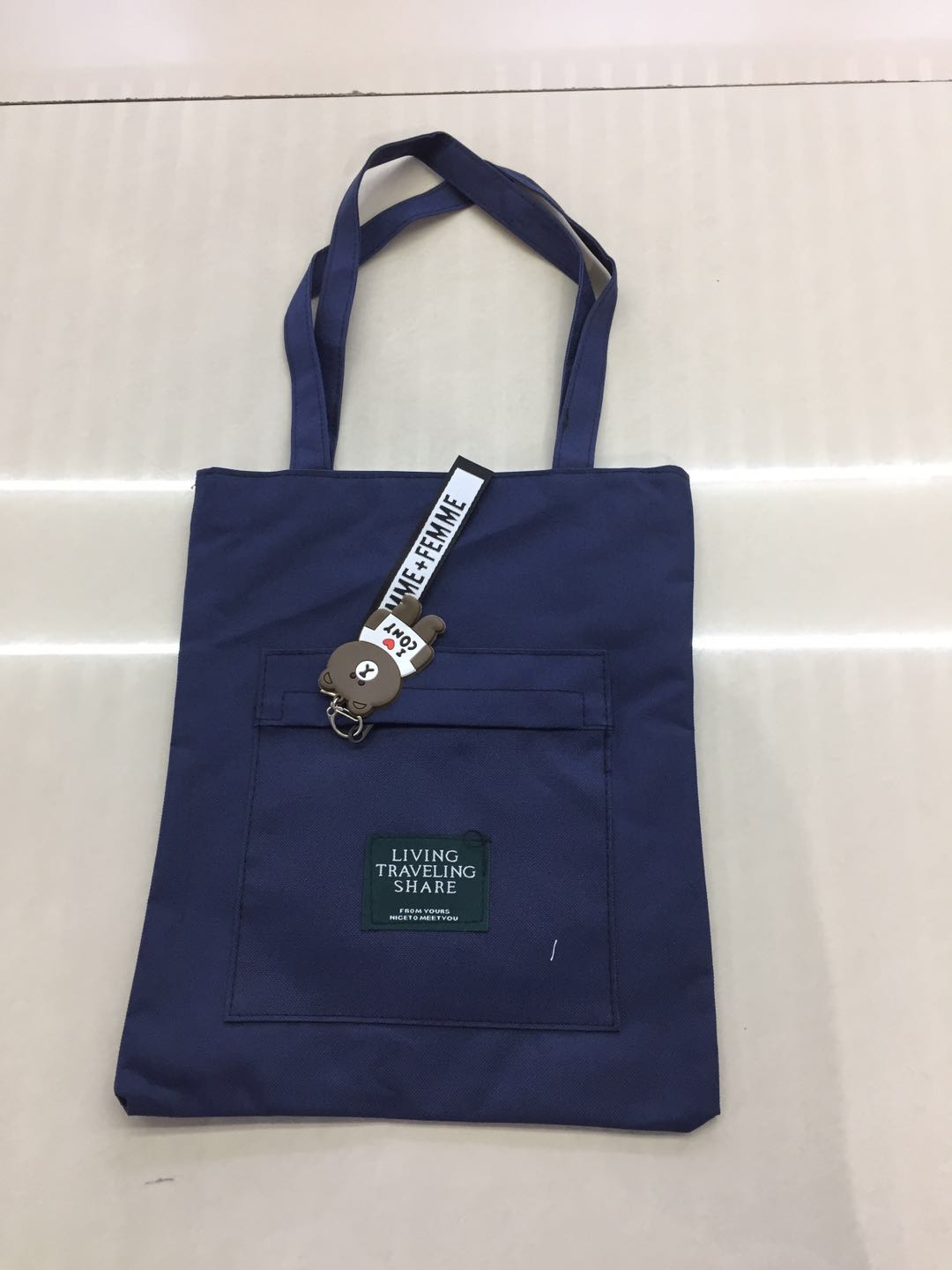 Factory Direct Sales Handbag Large Capacity Zipper Student Tote Bag Training Conference Information Kit Can Also Be Customized by Sample
