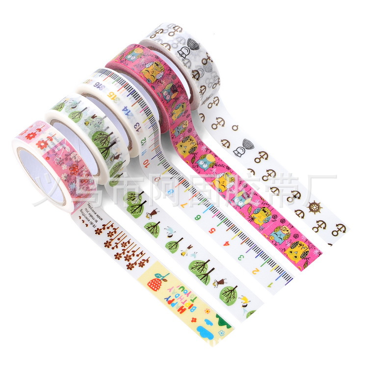 Factory wholesale Japan cartoon and shredded paper tape and paper tape DIY stationery tape Factory wholesale Japan cartoon and shredded paper tape and paper tape DIY stationery tape