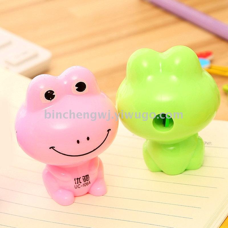 Cartoon Frog pencil Sharpener Student pencil sharpener animal pencil sharpener stationery
