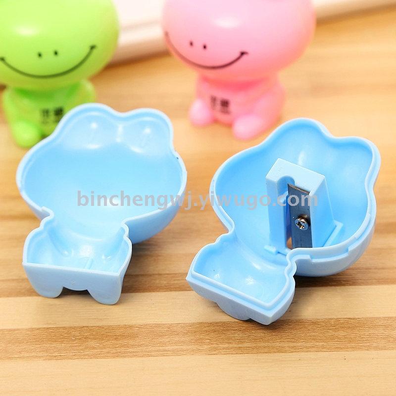 Cartoon Frog pencil Sharpener Student pencil sharpener animal pencil sharpener stationery