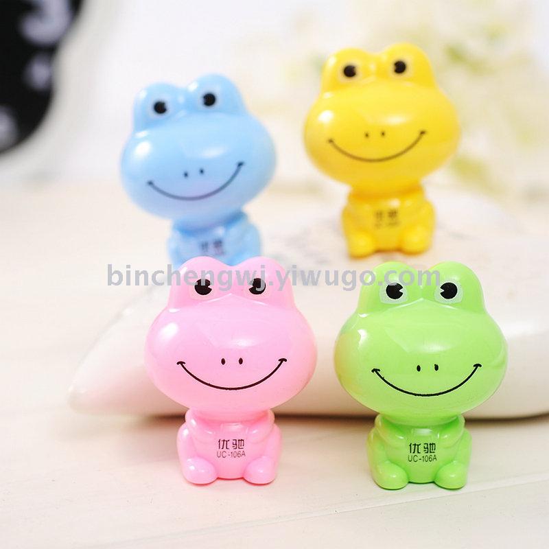 Cartoon Frog pencil Sharpener Student pencil sharpener animal pencil sharpener stationery Cartoon Frog pencil Sharpener Student pencil sharpener animal pencil sharpener stationery