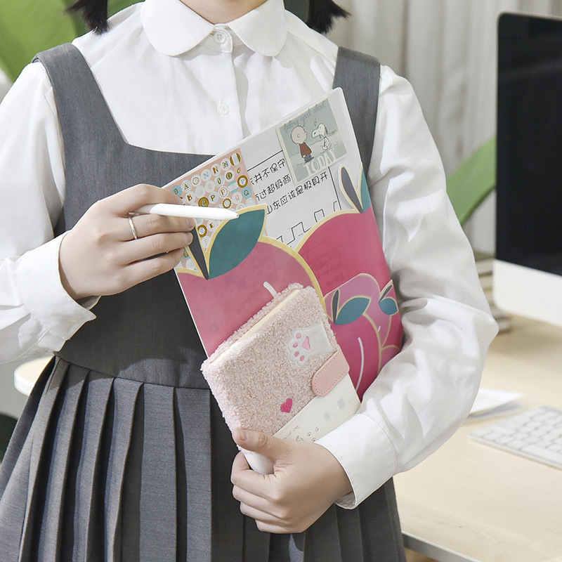 W0067 multi-layer creative folder interesting academic style information bag A4 office portfolio paper booklet