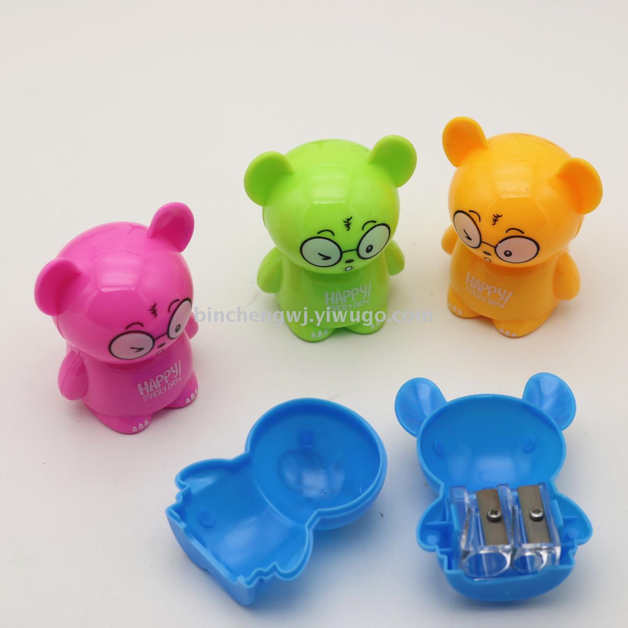 Mouse pencil sharpener Bear Pencil sharpener double hole pencil sharpener cartoon animal pencil sharpener l stationery Mouse pencil sharpener Bear Pencil sharpener double hole pencil sharpener cartoon animal pencil sharpener l stationery