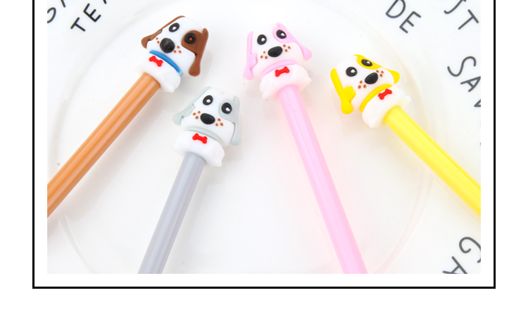 Pug Silicone End Gel Pen Dog Sticky Wangwang Student Signature Pen Creative Cartoon Gel Ink Pen Writing Office Signature Pug Silicone End Gel Pen Dog Sticky Wangwang Student Signature Pen Creative Cartoon Gel Ink Pen Writing Office Signature