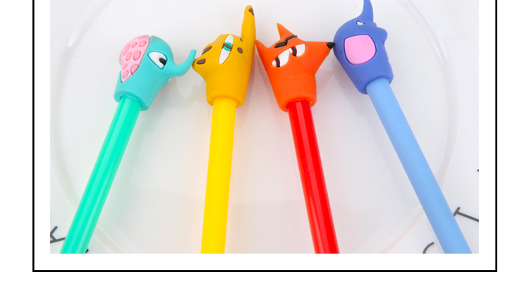 Cartoon Long Nose Animal Gel Pen Cute Student Exam Water-Based Paint Pen Creative Stationery Signature Pen Factory Wholesale