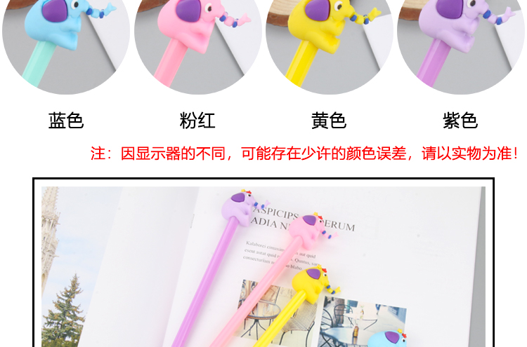 Factory Direct Sales Creative Elephant Gel Pen Cute Cartoon Learning Stationery Water-Based Paint Pen Office Supplies Signature Pen Factory Direct Sales Creative Elephant Gel Pen Cute Cartoon Learning Stationery Water-Based Paint Pen Office Supplies Signature Pen