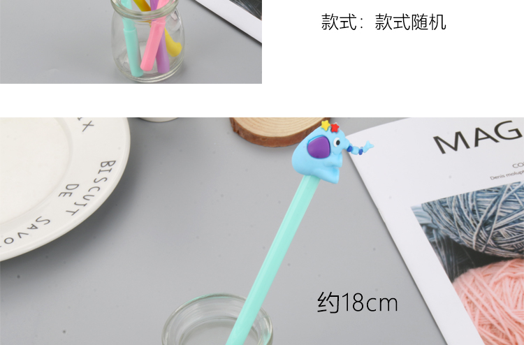Factory Direct Sales Creative Elephant Gel Pen Cute Cartoon Learning Stationery Water-Based Paint Pen Office Supplies Signature Pen Factory Direct Sales Creative Elephant Gel Pen Cute Cartoon Learning Stationery Water-Based Paint Pen Office Supplies Signature Pen