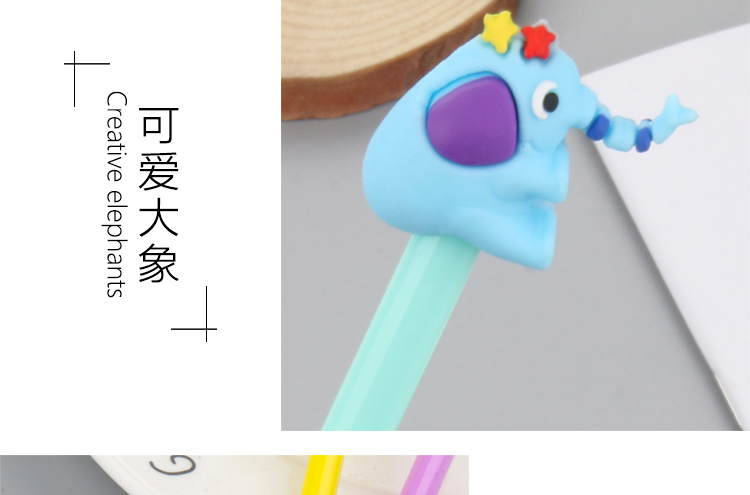 Factory Direct Sales Creative Elephant Gel Pen Cute Cartoon Learning Stationery Water-Based Paint Pen Office Supplies Signature Pen Factory Direct Sales Creative Elephant Gel Pen Cute Cartoon Learning Stationery Water-Based Paint Pen Office Supplies Signature Pen