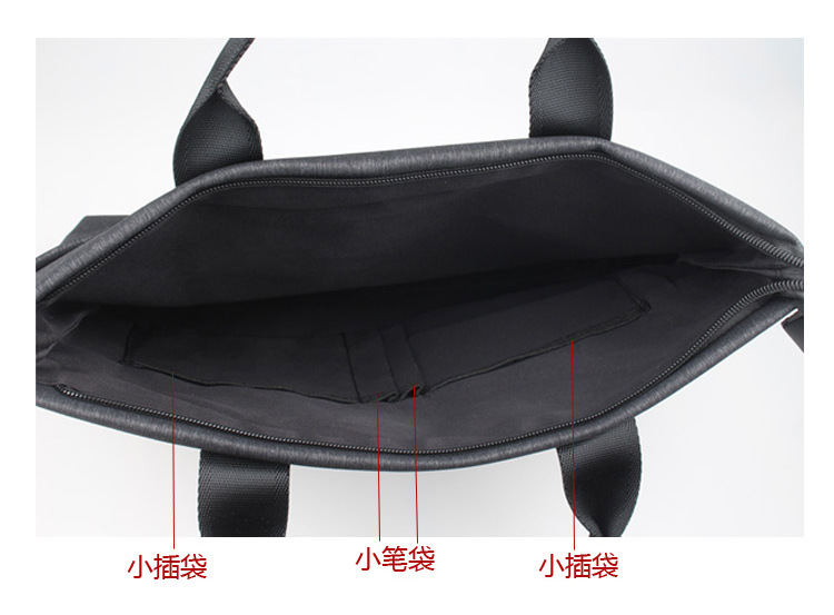 Casual Business Briefcase Handbag Men's and Women's Conference Information Bag A4 File Package Factory Direct Supply Batch Can Be Customized Casual Business Briefcase Handbag Men's and Women's Conference Information Bag A4 File Package Factory Direct Supply Batch Can Be Customized
