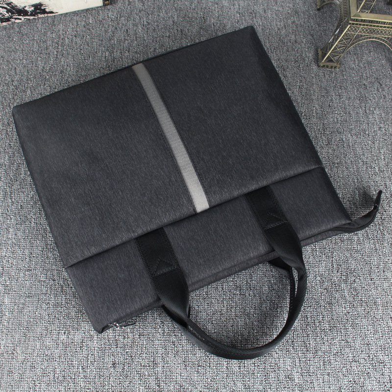 Casual Business Bag Briefcase Schoolbag Handbag Men&#039;s and Women&#039;s Conference Information Bag a Paper Handbag Can Be Customized in Batches