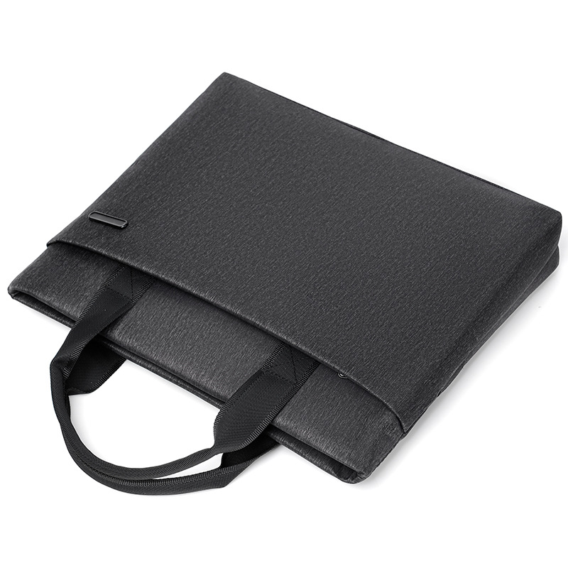 Hand-Carrying Document Information Bag Computer Bag Business Office Conference Bag Printing Advertising High-End Briefcase Wholesale