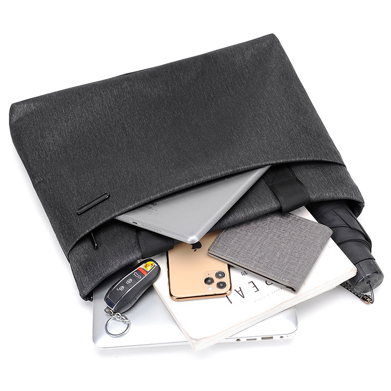 Hand-Carrying Document Information Bag Computer Bag Business Office Conference Bag Printing Advertising High-End Briefcase Wholesale