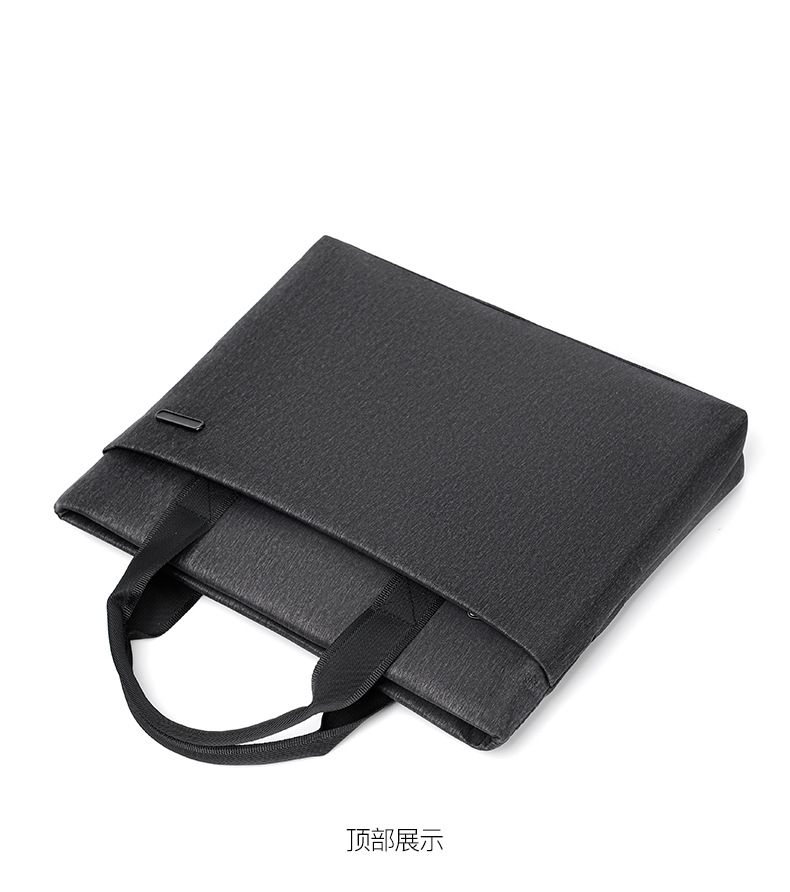 Hand-Carrying Document Information Bag Computer Bag Business Office Conference Bag Printing Advertising High-End Briefcase Wholesale