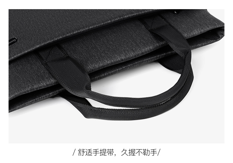 Hand-Carrying Document Information Bag Computer Bag Business Office Conference Bag Printing Advertising High-End Briefcase Wholesale