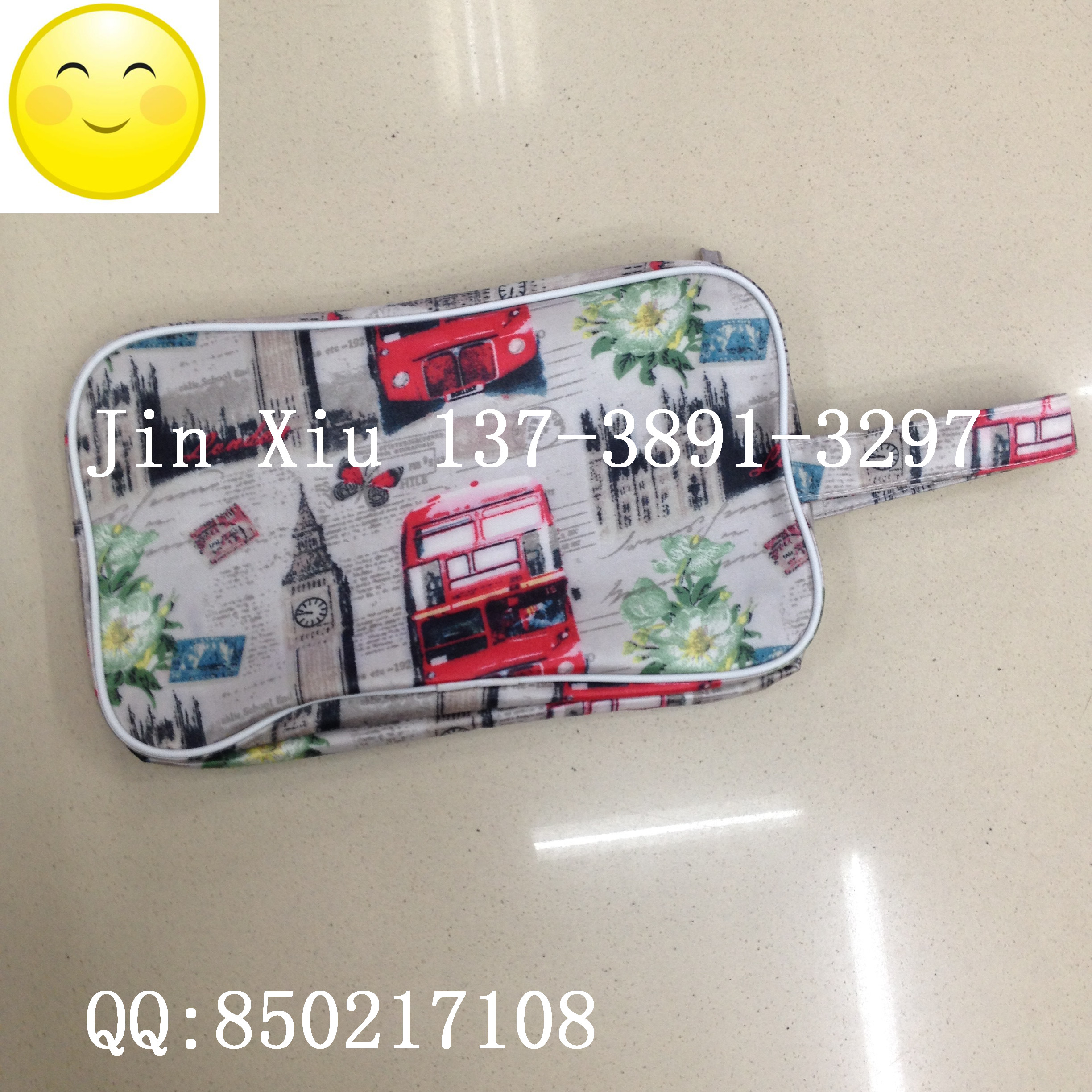 Casual bag fabric bag cosmetic bag information bag fabric bag canvas print bag handbag