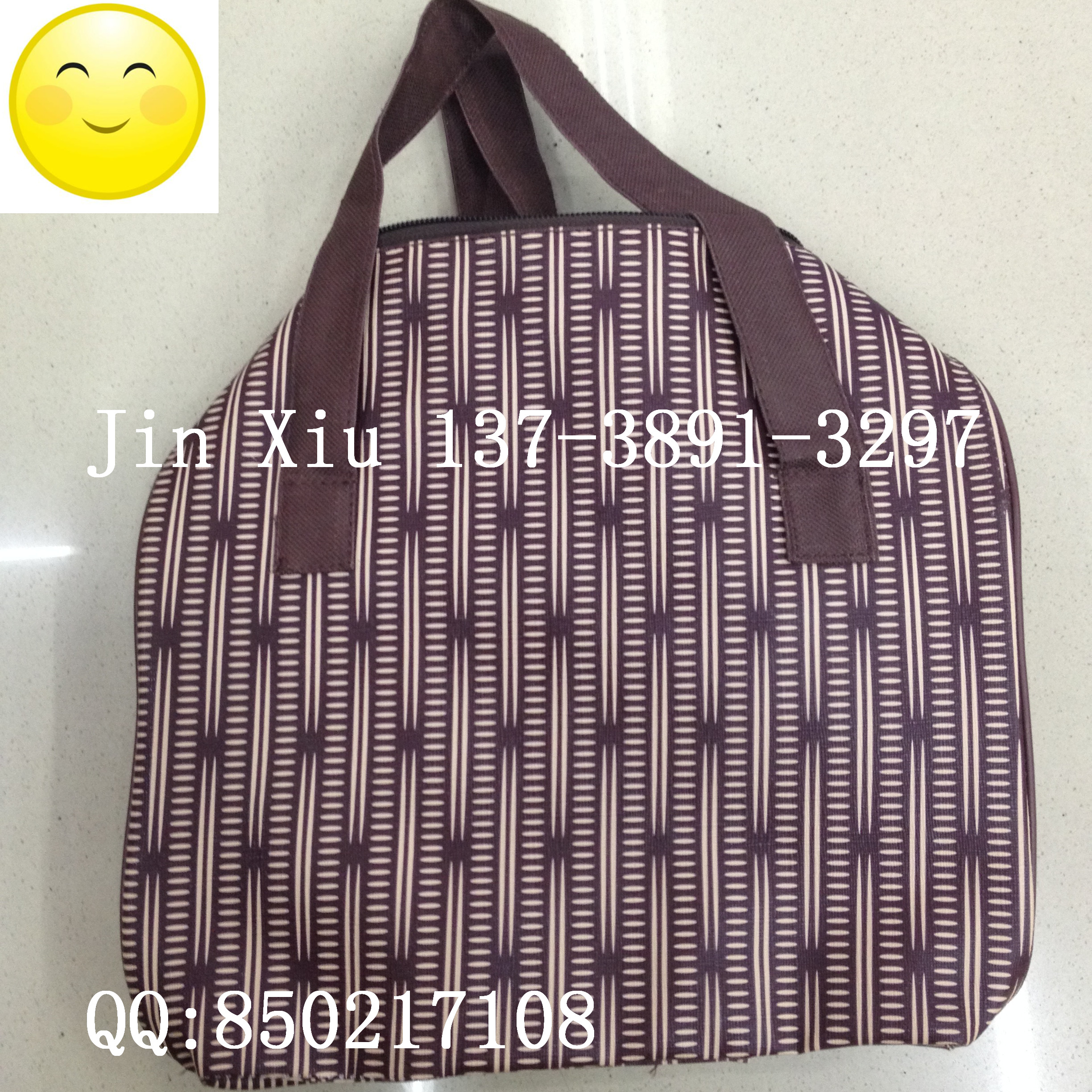 Casual bag fabric bag cosmetic bag information bag fabric bag canvas print bag handbag