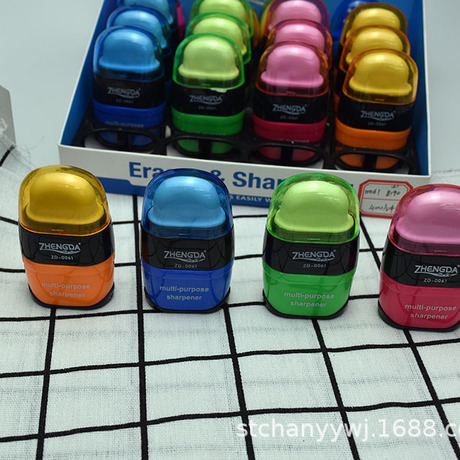 Zheng eraser students wipe clean do not leave a trace modeling public funds as a multi-functional leather eraser and pencil sharpener