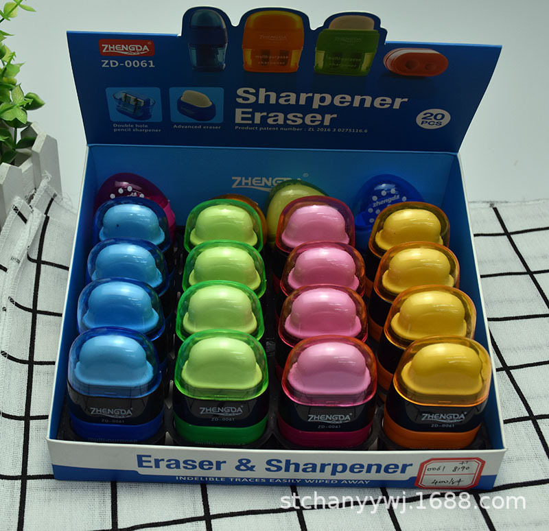 Zheng eraser students wipe clean do not leave a trace modeling public funds as a multi-functional leather eraser and pencil sharpener