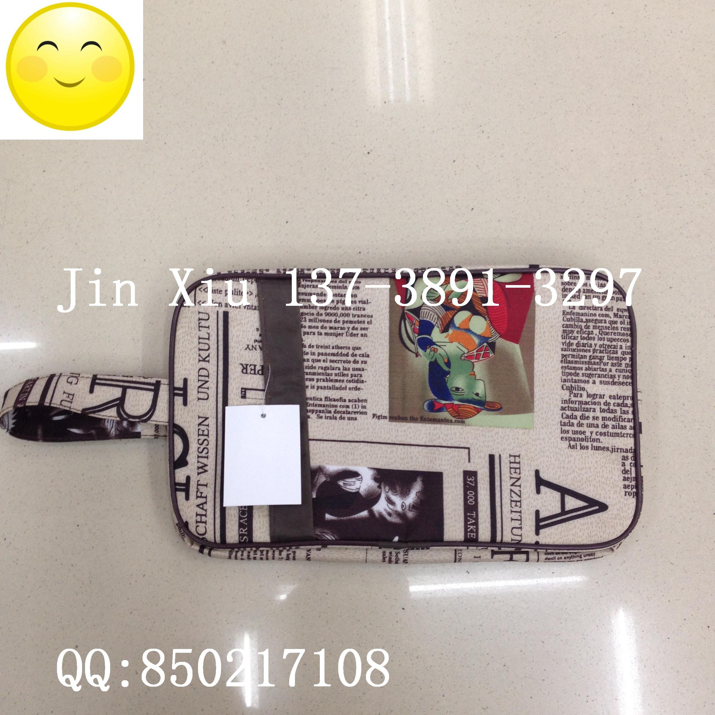 Casual bag fabric bag cosmetic bag information bag fabric bag canvas print bag handbag