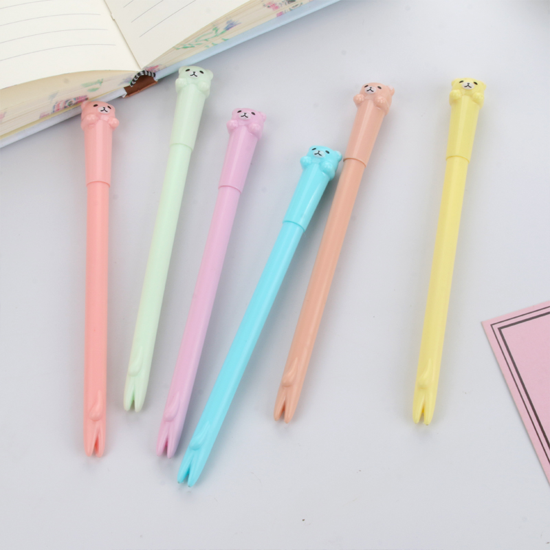 Creative Cute Jelly Color Bear Gel Pen Candy Color Cartoon Water-Based Paint Pen Student Pen Creative Cute Jelly Color Bear Gel Pen Candy Color Cartoon Water-Based Paint Pen Student Pen