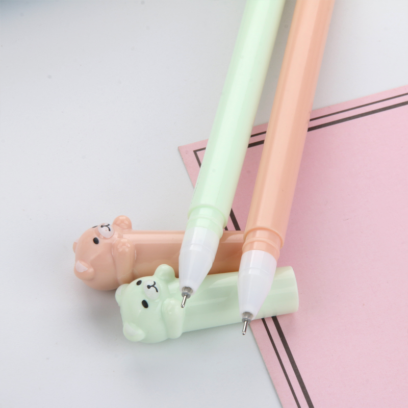 Creative Cute Jelly Color Bear Gel Pen Candy Color Cartoon Water-Based Paint Pen Student Pen Creative Cute Jelly Color Bear Gel Pen Candy Color Cartoon Water-Based Paint Pen Student Pen