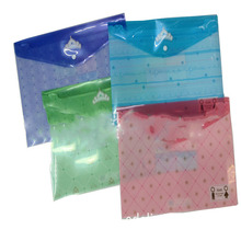 E Deli Environmental Protection Pp Snap Button Office Stationary Storage Box Waterproof Edging Folder Twill Information Bag in Stock