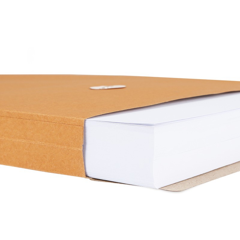 Wholesale Thickened A4 File Bag Paper File Bag Office Bidding Contract Information Bag Thicken Kraft Paper File Bag