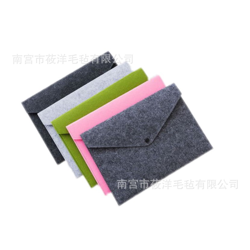 Factory Wholesale Felt A4 File Bag File Folder Information Bag Office Supplies File Bag Customizable Logo