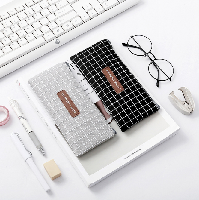 Dot pen bag canvas pencil bag stationery bag student stationery receiving bag pencil bag information bag