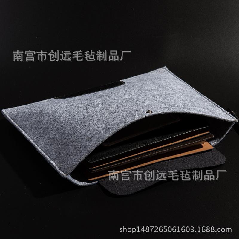 Minimalist A4 Felt Paper Bags Business Document Package Information Bag Document Bag Examination Bag Folder Office Supplies